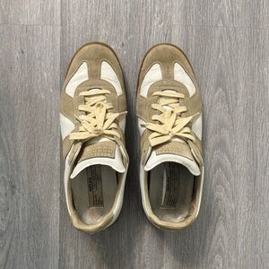 Maison Martin Margiela Beige and White Sneakers